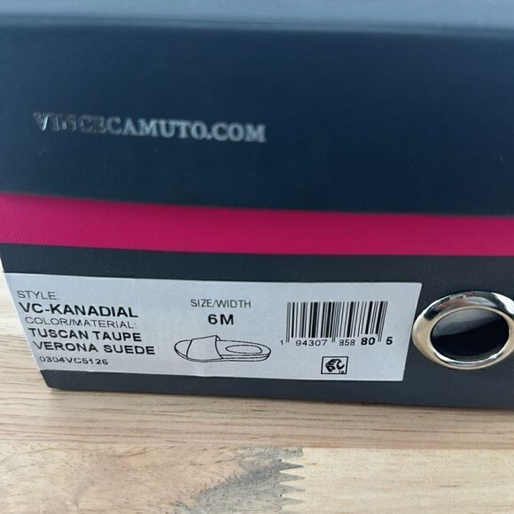 Vince Camuto Kanadial Sandal- Verona Suede- Tuscan Taupe- Size 6- NIB - Picture 8 of 8